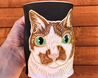 Custom Pet Portrait Mug, Made to Order Coffee Mug