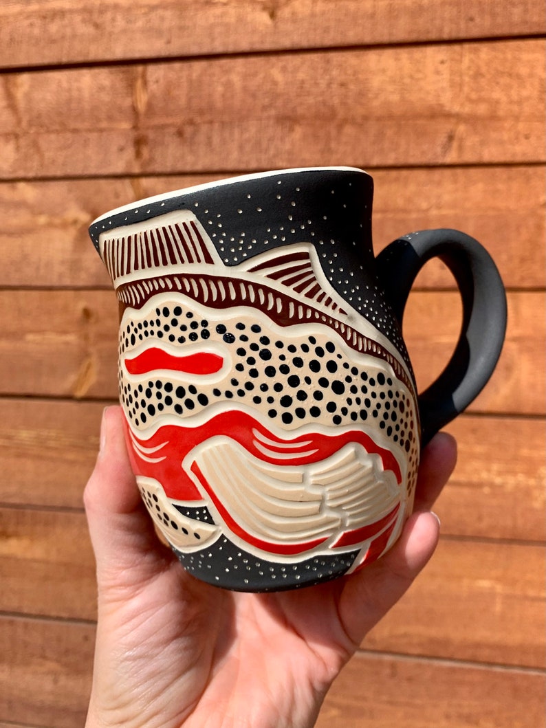 Rio Grande Trout Handmade Mug image 4
