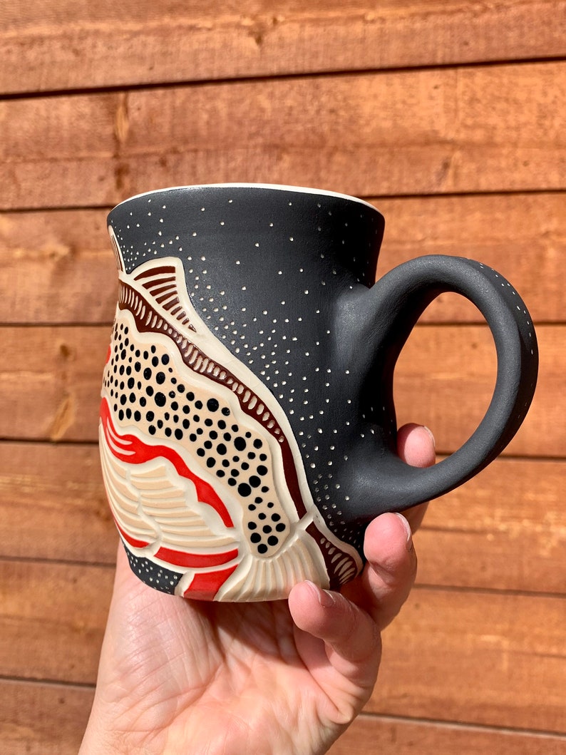 Rio Grande Trout Handmade Mug image 5