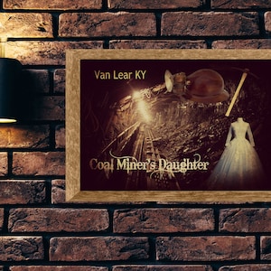 Loretta Lynn wall art, Coal Miners Daughter printable, Country music print, Movie wall art, Kentucky print, Country music lover gift