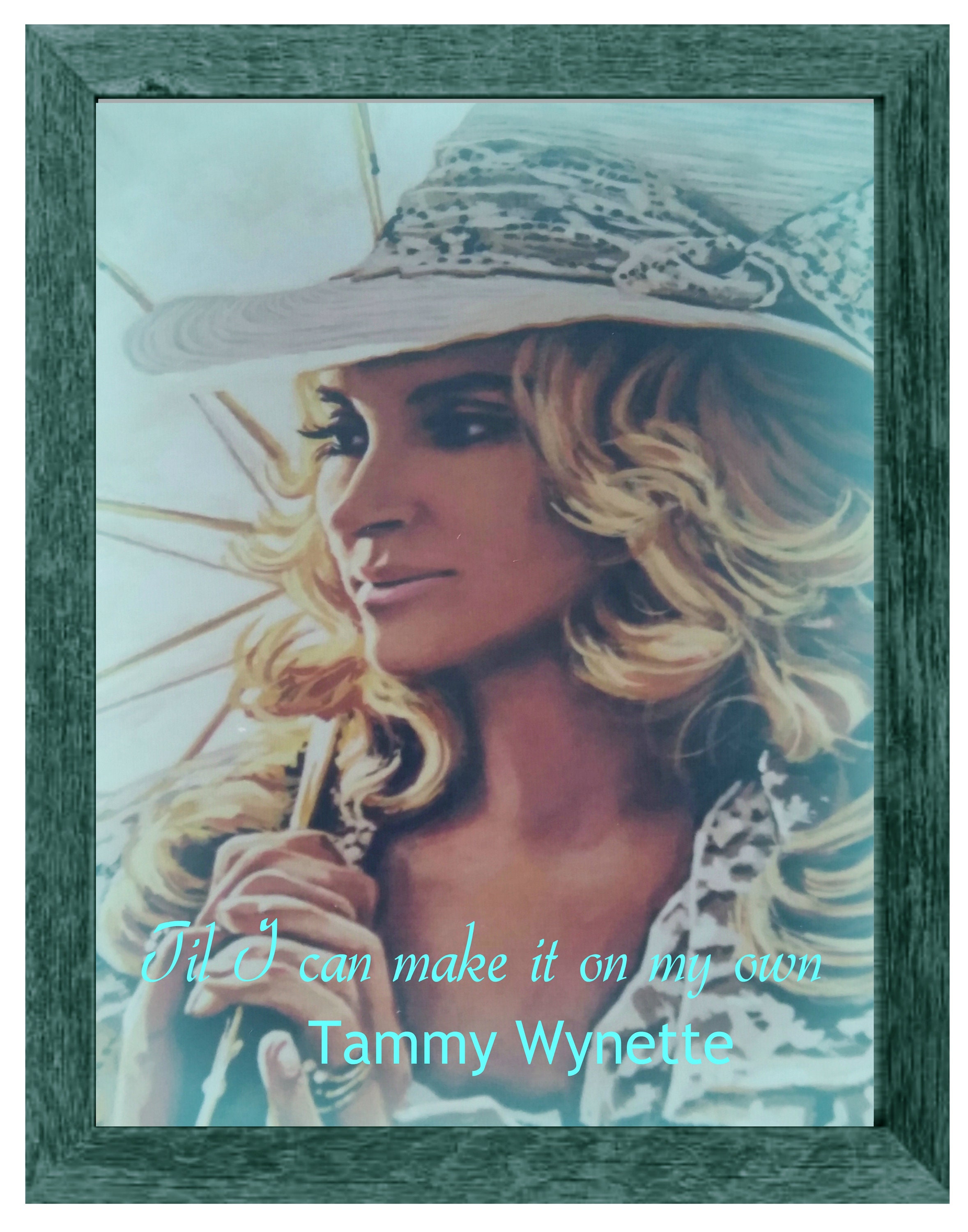 Tammy Wynette Portrait Printable Tammy Wynette Fan Art, Country Music