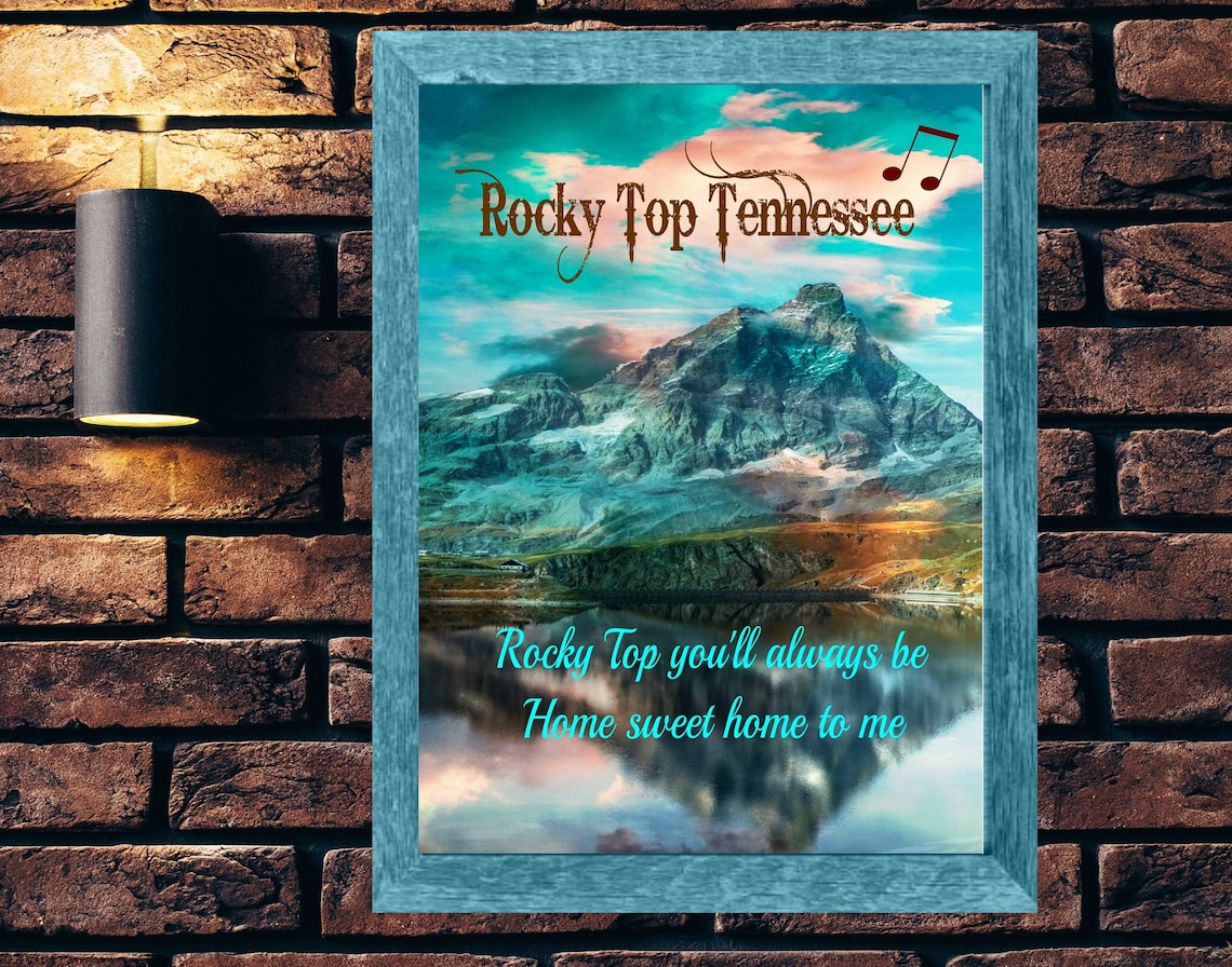 Rocky Top Printable Tennessee State Song Print Country Music - Etsy UK