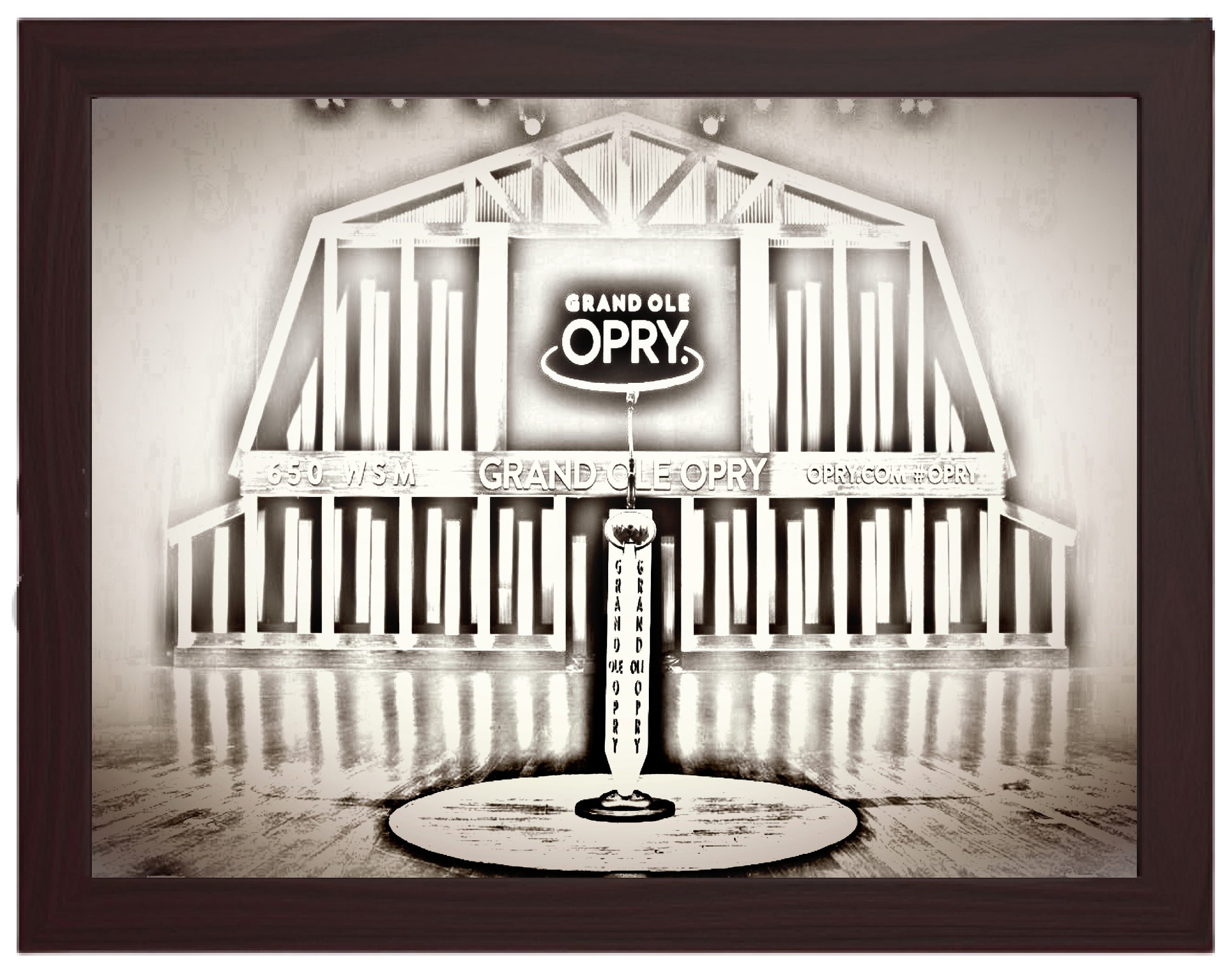 Grand Ole Opry Stage Sketch Drawing Printable Grand Ole Opry Etsy Norway