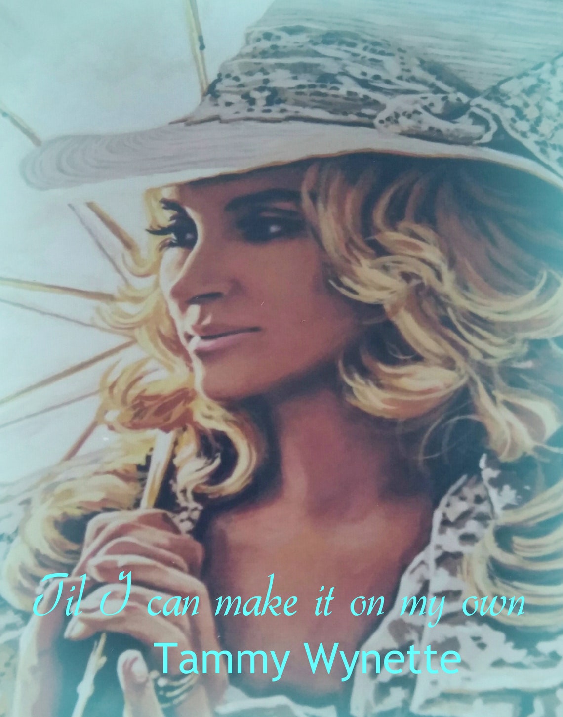 Tammy Wynette Portrait Printable Tammy Wynette Fan Art, Country Music