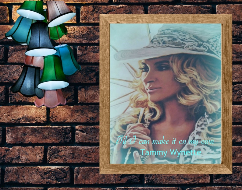 Tammy Wynette Portrait Printable Tammy Wynette Fan Art, Country Music