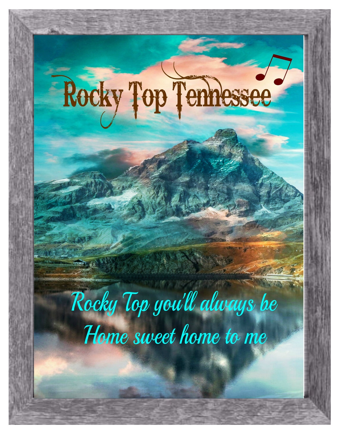 Rocky Top Printable Tennessee State Song Print Country Music Etsy UK