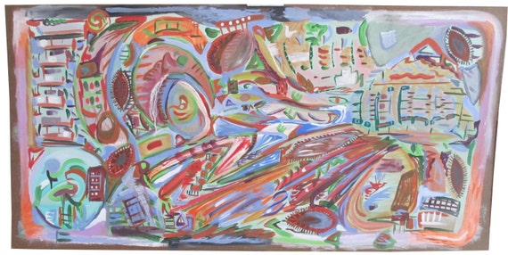 2014, 2'x4', acrylic on hardboard