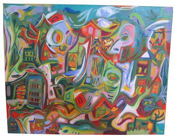 2014, acrylic on canvas, 16"x20"