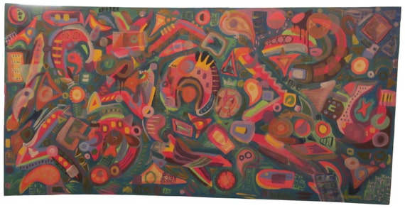 2014, 2'x4', acrylic on hardboard
