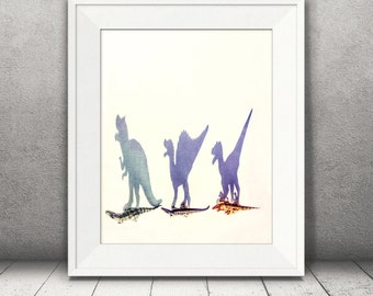 Dinosaurier, herunterladbare gedruckte Kunst, Farbfoto, Wandkunst, Fotografie, druckbares Poster, digitaler Download, Raumdekor, digitale Kunst