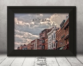 Galena, Illinois, City Decor, Modern Urban Decor, Travel Photography, Architecture, Tourism Decor, Historical, Gift Ideas, Gallery Wrap