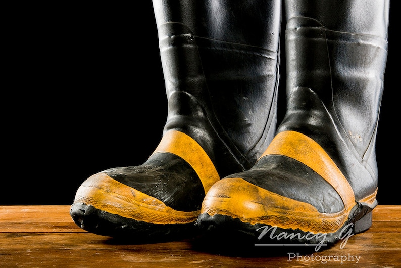 Vintage Firefighter Boots Fire Fighter Wall Decor Rubber | Etsy