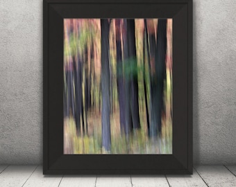 Trees Print, Fall Photography, Home Decor, Nature Print, Nature Decor, Abstract Print, Nature Photography, Abstract Image, Home Wall Art