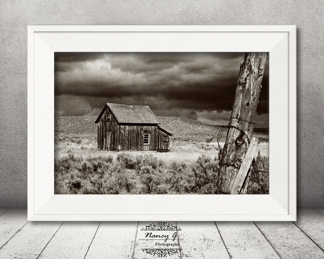 Rustic Ranch Print, Ranch House, Rustic Decor, Montana, Western Decor ...