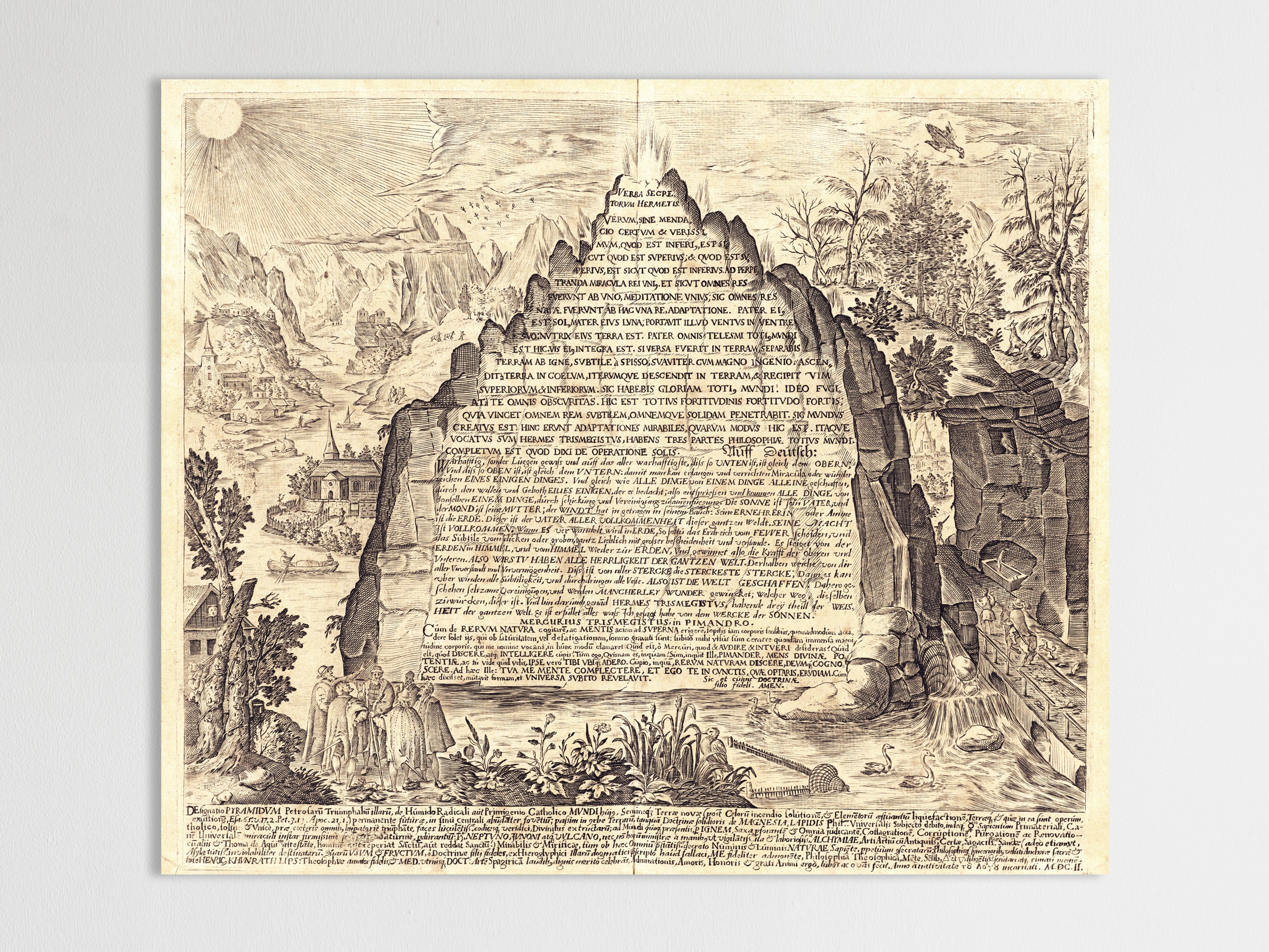 エメラルド タブレットまたは Tabula Smaragdina ヘルメス文書、17