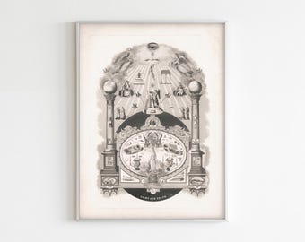 Arte Masónico, Luz y Verdad, Arte Místico de la Francmasonería Antigua, Conocimiento Masónico Oculto, Simbolismo Masónico Imprimible, Arte del Conocimiento Oculto
