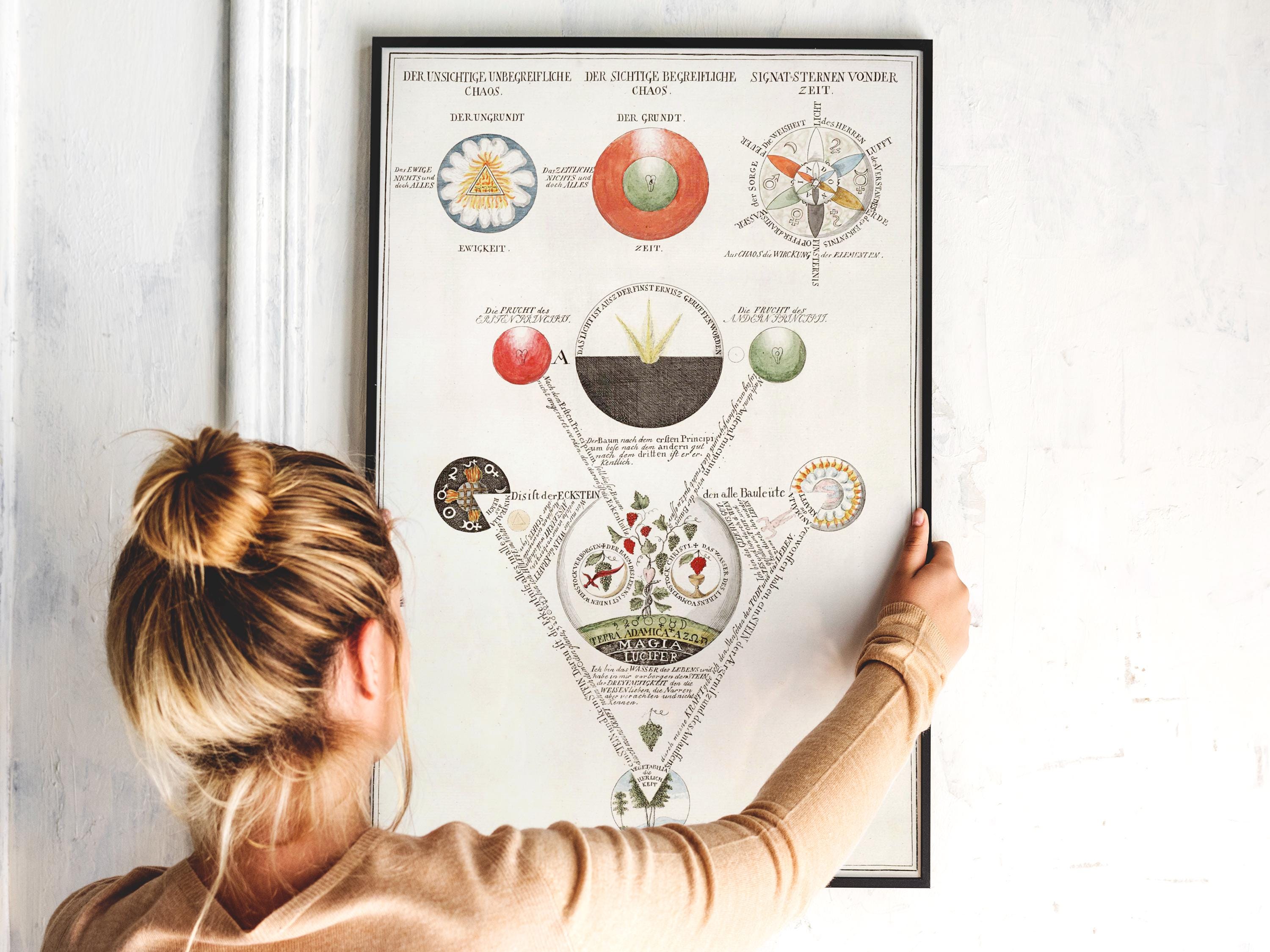 Croce cristiana da muro - Decorazione rustica per fede