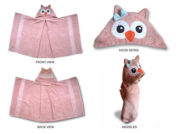 hooded owls towel