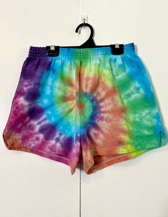 Tie Dye Soffe Shorts Juniors Rainbow Tie Dye Shorts Size XS-3X -  Canada