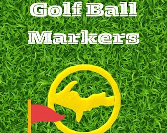 Upper Peninsula of Michigan Golf Ball Marker