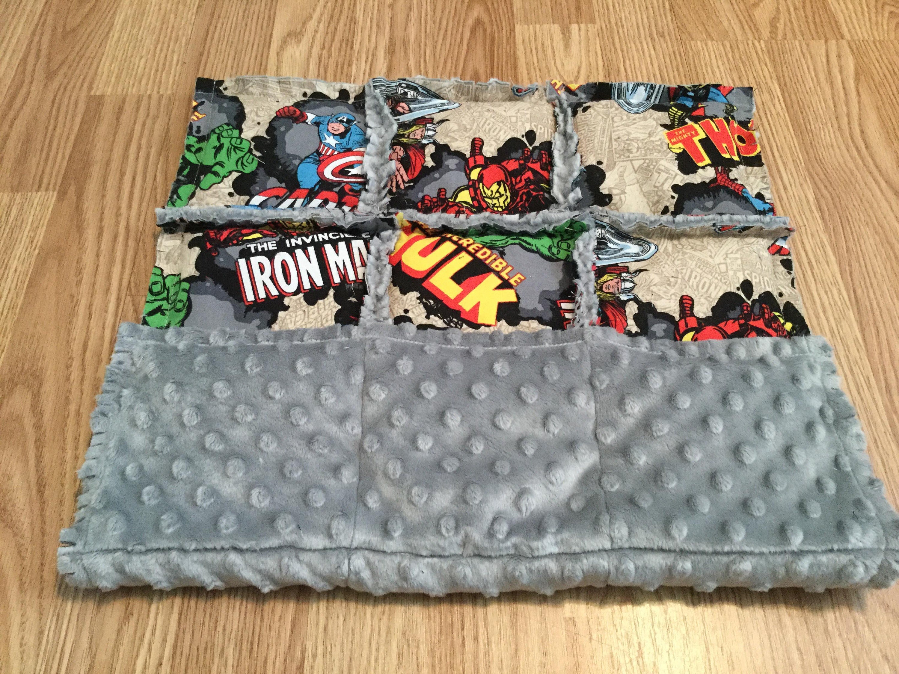 Marvel Super Hero Weighted Lap Pad, Weighted Lap Blanket, Adult/Child 4
