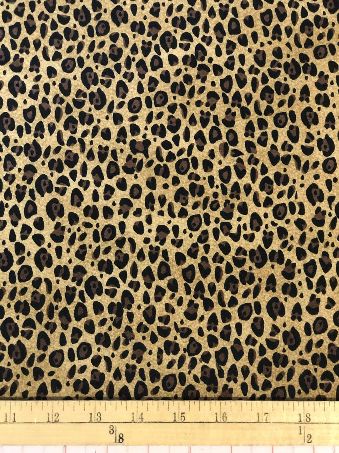 Fat Quarter Cheetah/leopard Animal Print Fabric Pre-cut Fat - Etsy