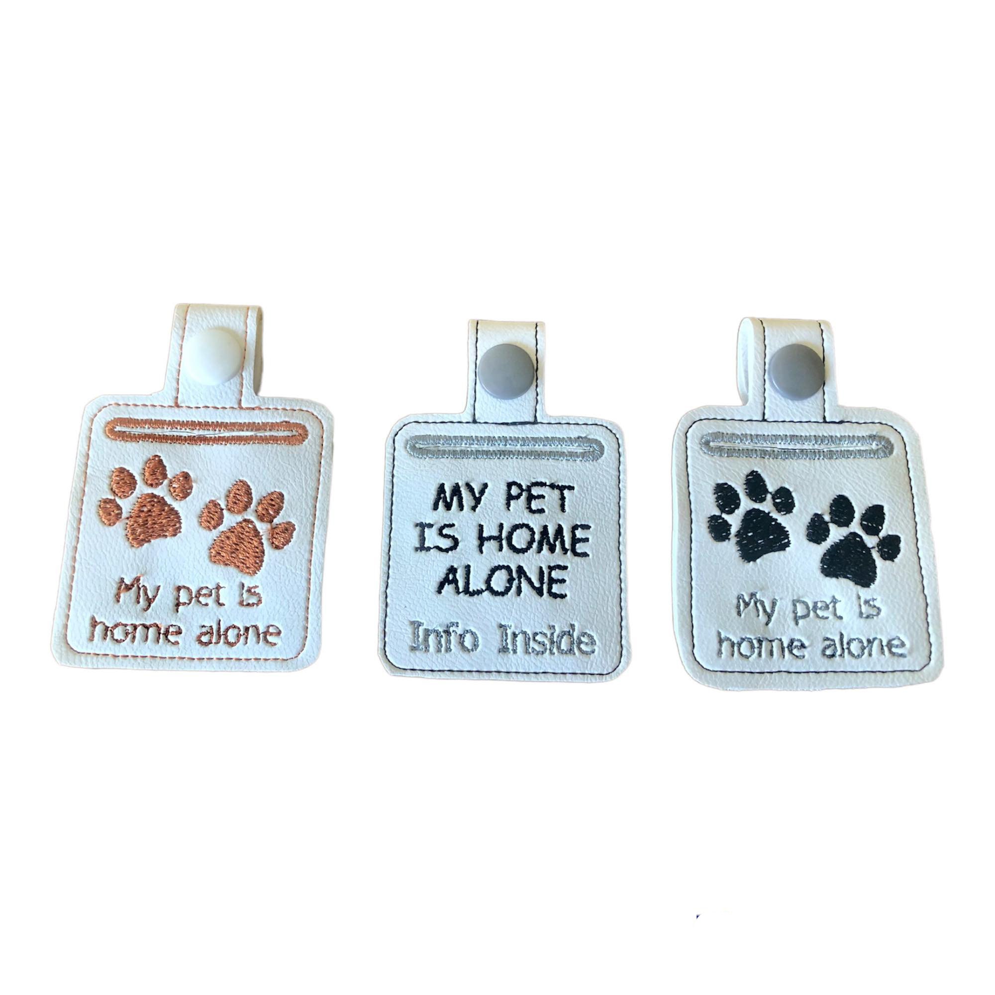 Pet Home Alone Key Chain Pet Lovers Marine Vinyl Key Fob Etsy