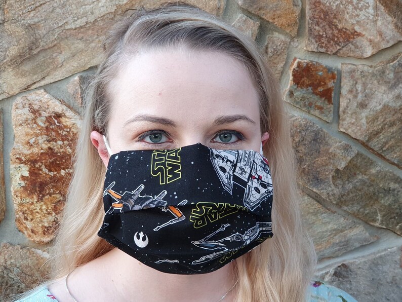 Face Mask COVER for disposable ear loop masks SnoopyRed Etsy