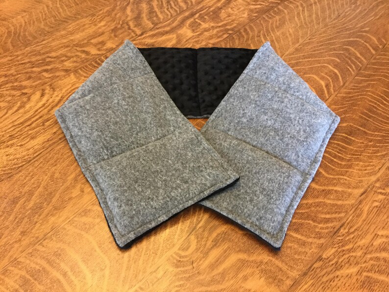 Fleece/Minky Weighted Shoulder Neck Wrap Weighted Scarf Etsy