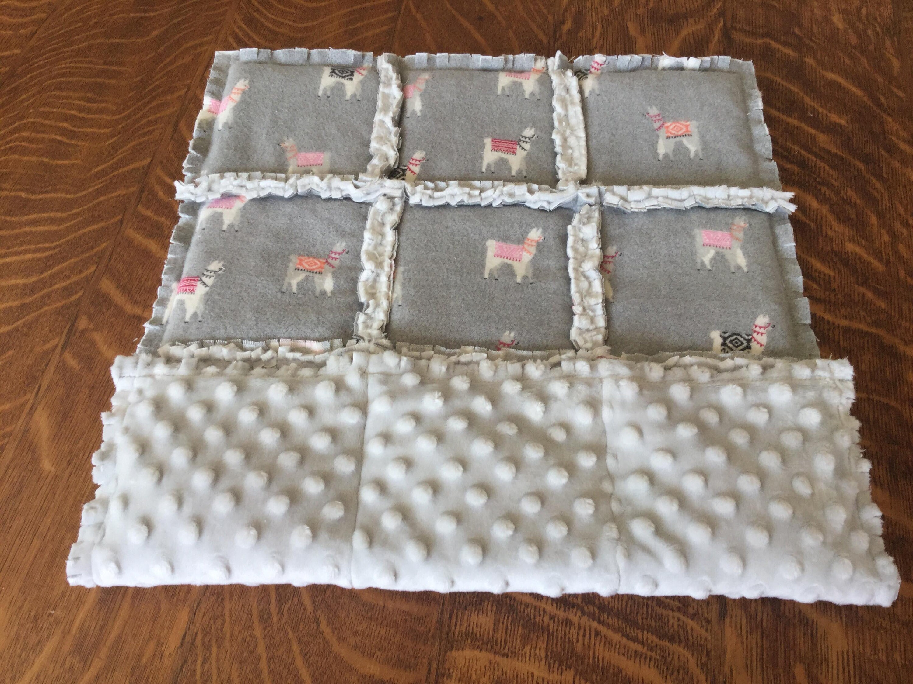 Anxiety Relief, Llama Weighted Lap Pad, Weighted Lap Blanket, Adult