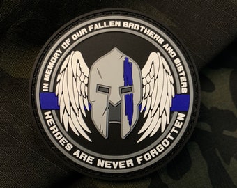 In Memory of Our Fallen Law Enforcement Morale PVC Patch