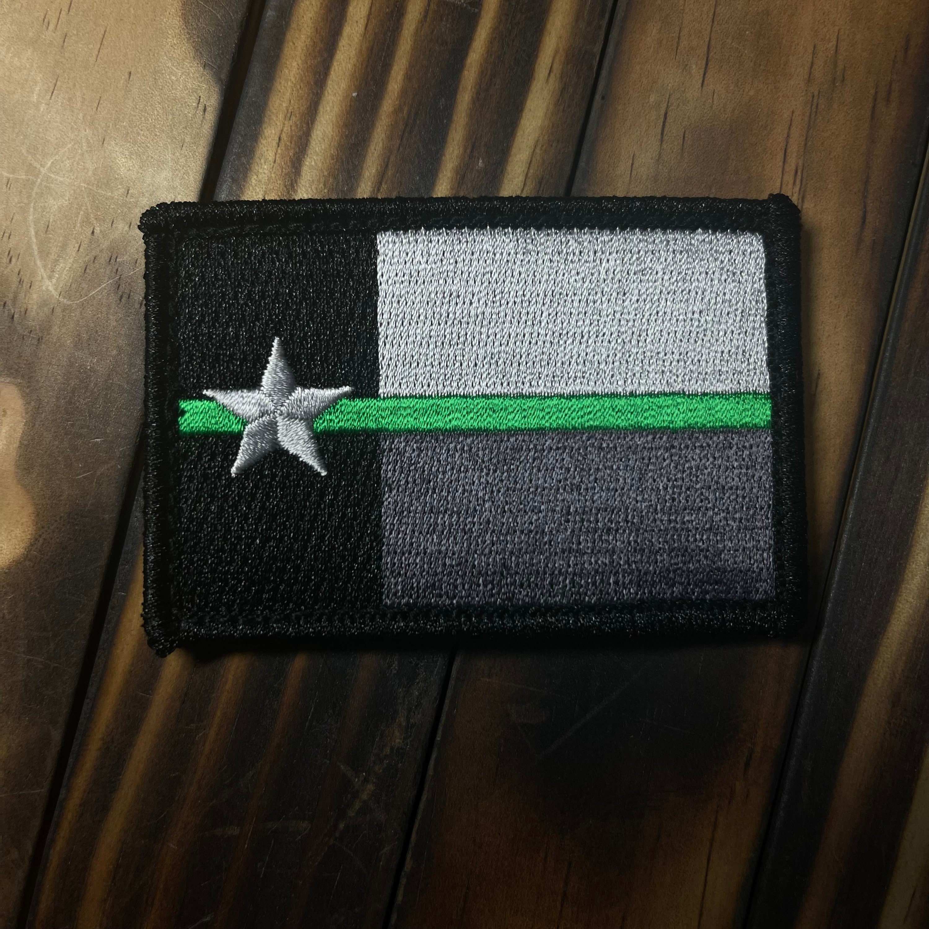 Subdued Thin Green Line Maryland State Flag Patch