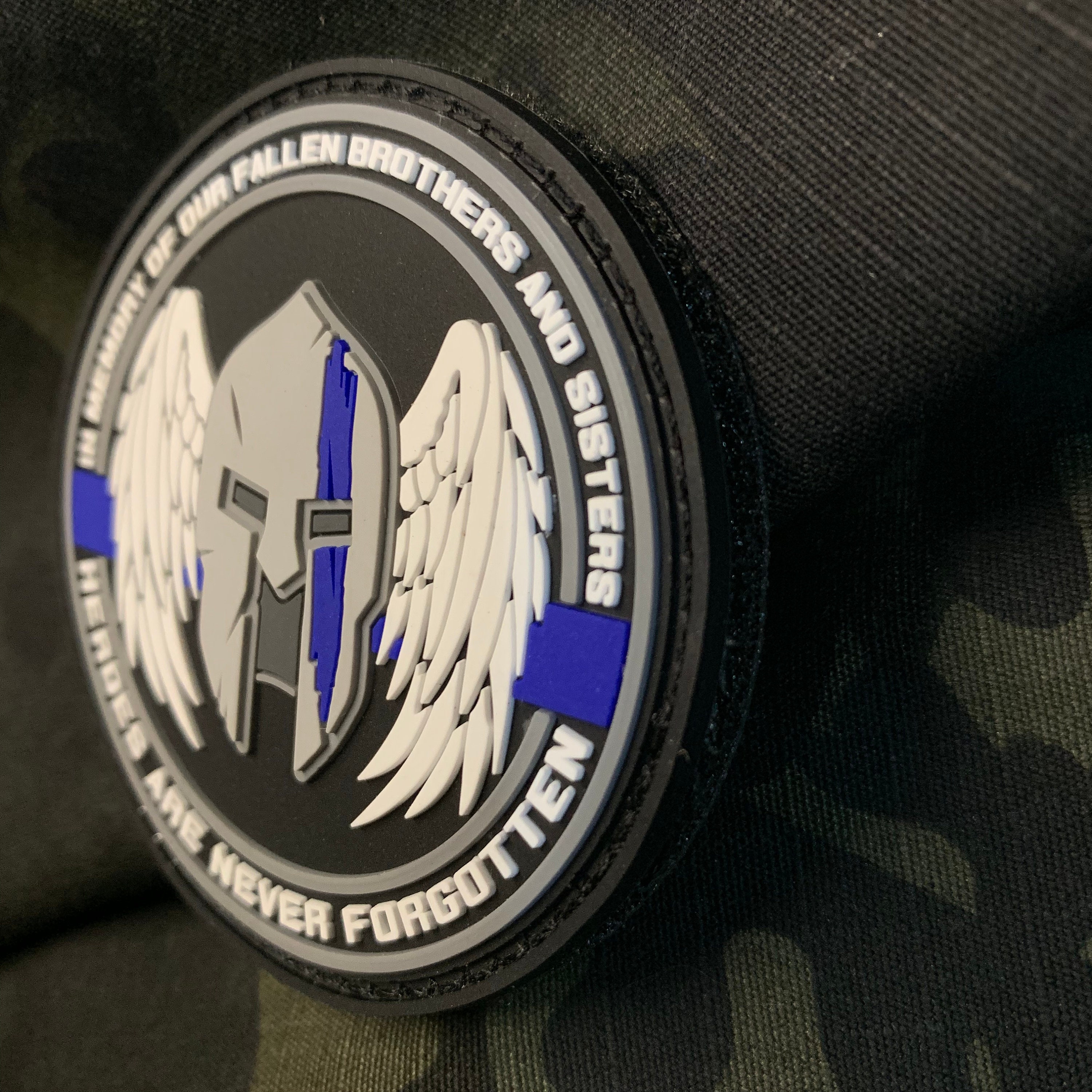 In Memory of Our Fallen Law Enforcement Morale PVC Patch Etsy