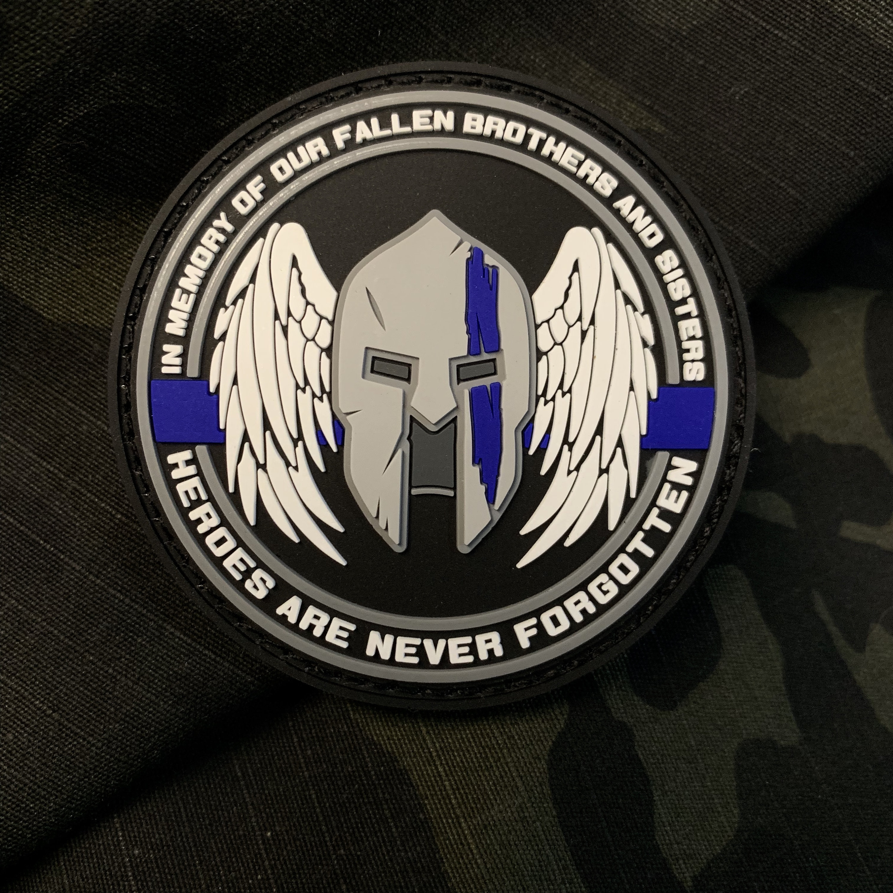 In Memory of Our Fallen Law Enforcement Morale PVC Patch Etsy
