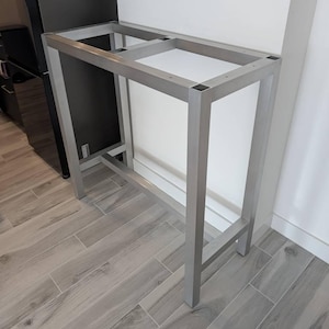 Aluminum DIY H-Leg Table Base, Sleek Industrial Design