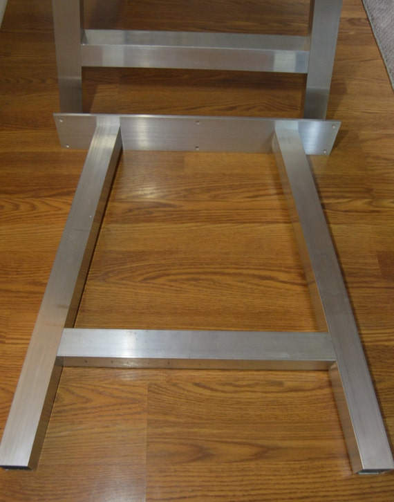 The BEST Metal Table Legs 2 Square SET of 2 A Frame Etsy