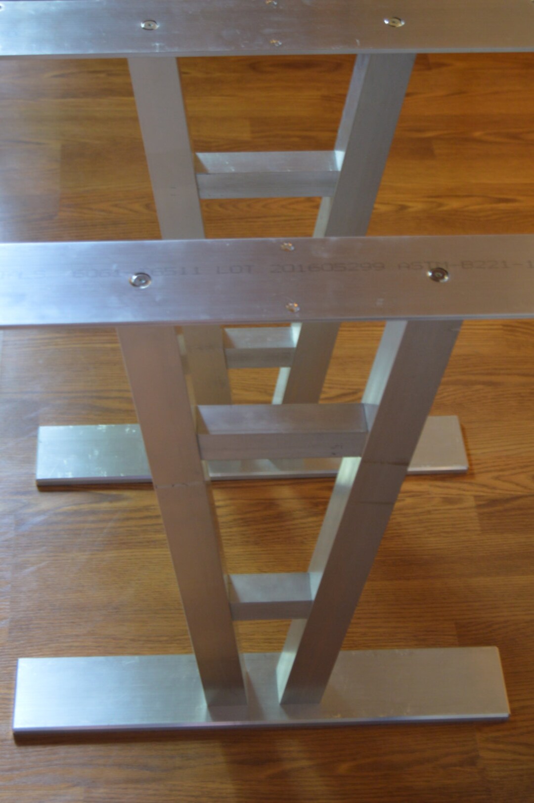 V Pedestal Metal Table Legs 2 Aluminum, Set of Two 2 Legs Etsy