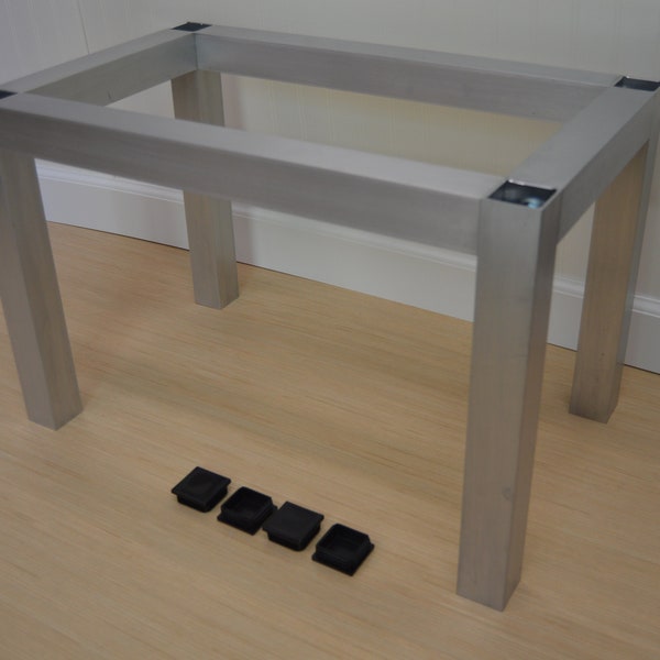 Straight Metal Table Legs Base 2" Aluminum