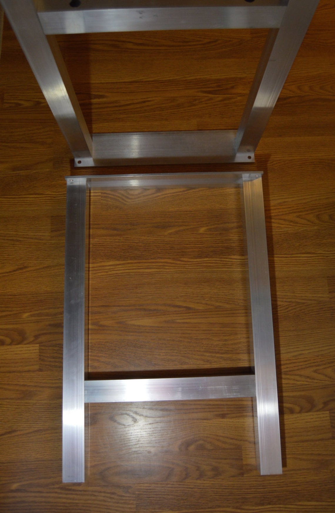 The BEST Metal Table Legs 2 Square SET of 2 H Legs Etsy
