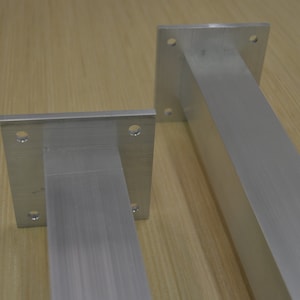 T Shaped Metal Table Legs ADD On main leg not included Custom Table Legs for Dining Room Table and Entry Way Table 画像 5