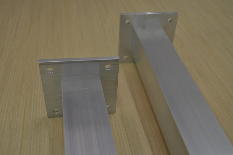 T Shaped Metal Table Legs ADD On main leg not included Custom Table Legs for Dining Room Table and Entry Way Table 画像 5