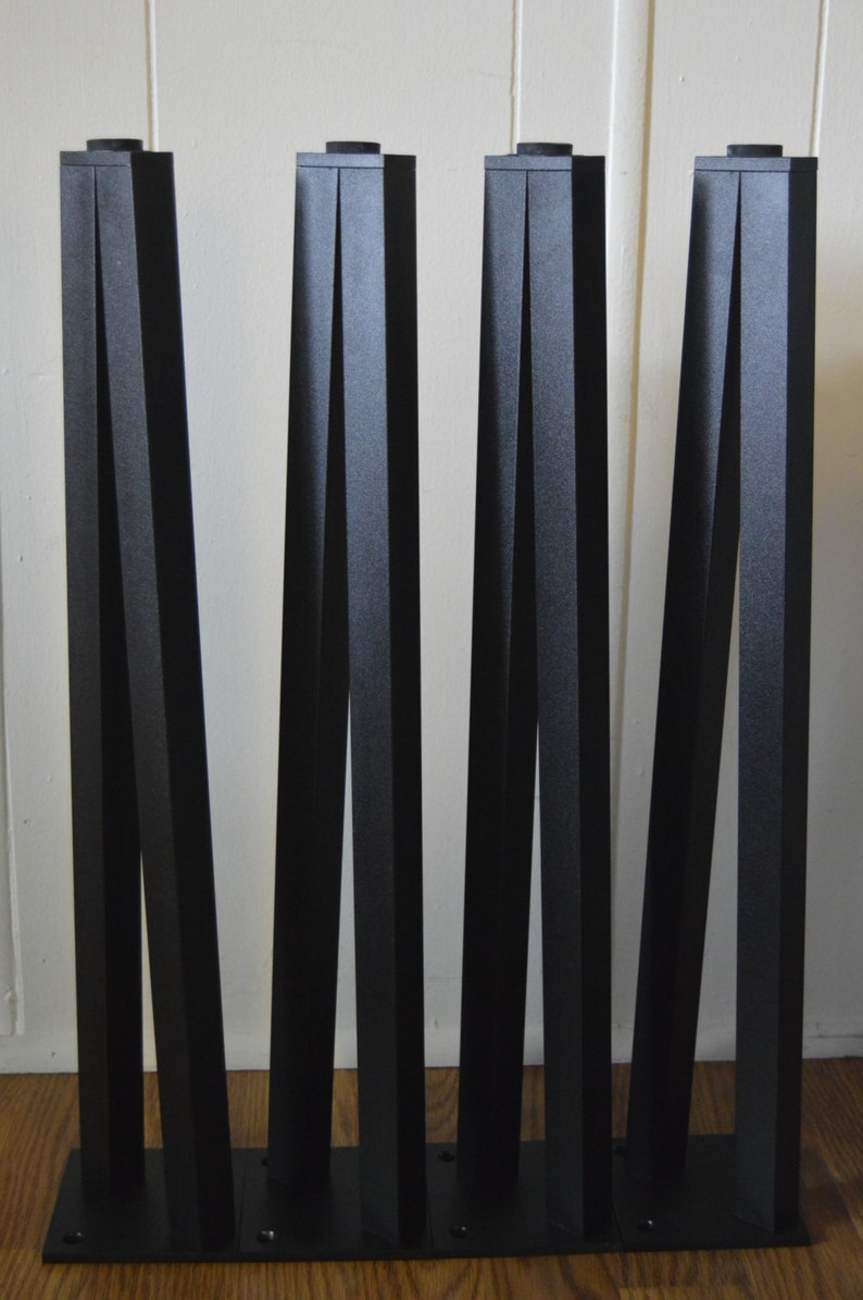 Hairpin V Shaped Metal Table Legs Black 1 Aluminum image 7