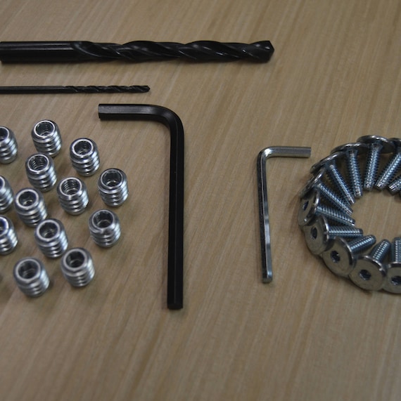 DIY Table Leg Installation Kit: Threaded Inserts for Wood Tops
