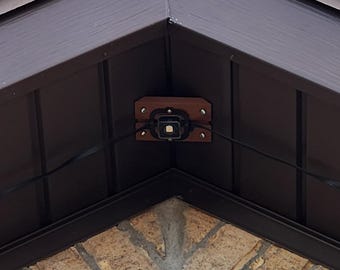 Soffit Peak Wedge Standoff for Permanent Outdoor Lights