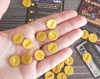 Boss Monster Gold Coins, 3D Printed Game Coin