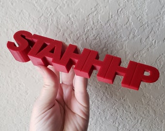 Personalized Doorstop, 3D Printed Name Door Stop, Customized Name Sign