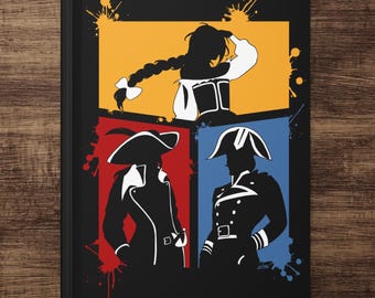 Savvy? Monochrome Silhouette Hardcover Journal Notebook