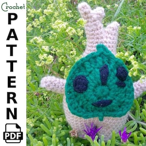 Anleitung - Makar Amigurumi Anleitung, Korok Plushie, Legend of Zelda Wind Waker Häkelanleitung