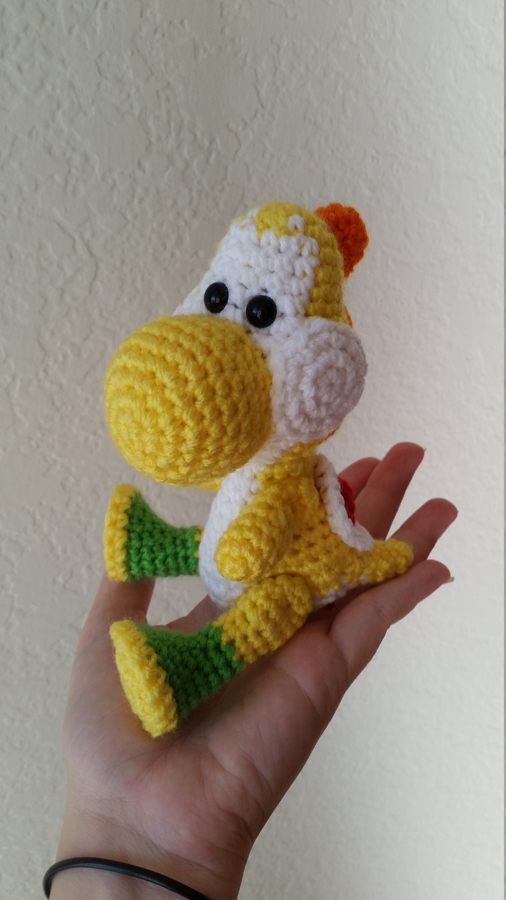 Yoshi Plushie Yarn Yoshi Crochet Stuffed Yoshi Yoshi's Etsy