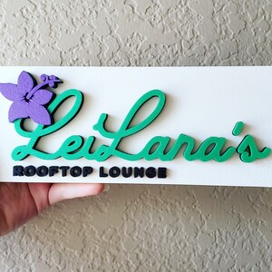 Personalized 3D Printed Company Logo, Custom Sign image 6